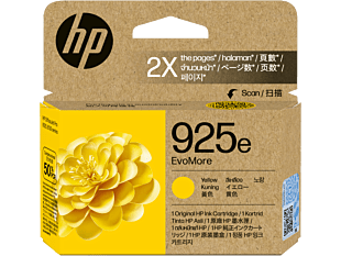 HP 925e EvoMore Yellow Original Ink Cartridge