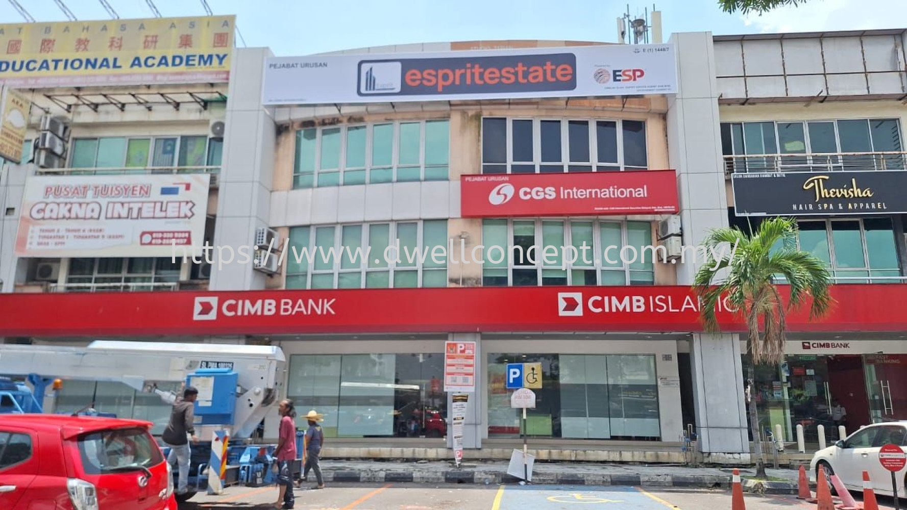 ESPRIT ESTATE AGENT LIGHT BOX SIGNAGE INSTALLATION AT BANDAR BUKIT TINGGI