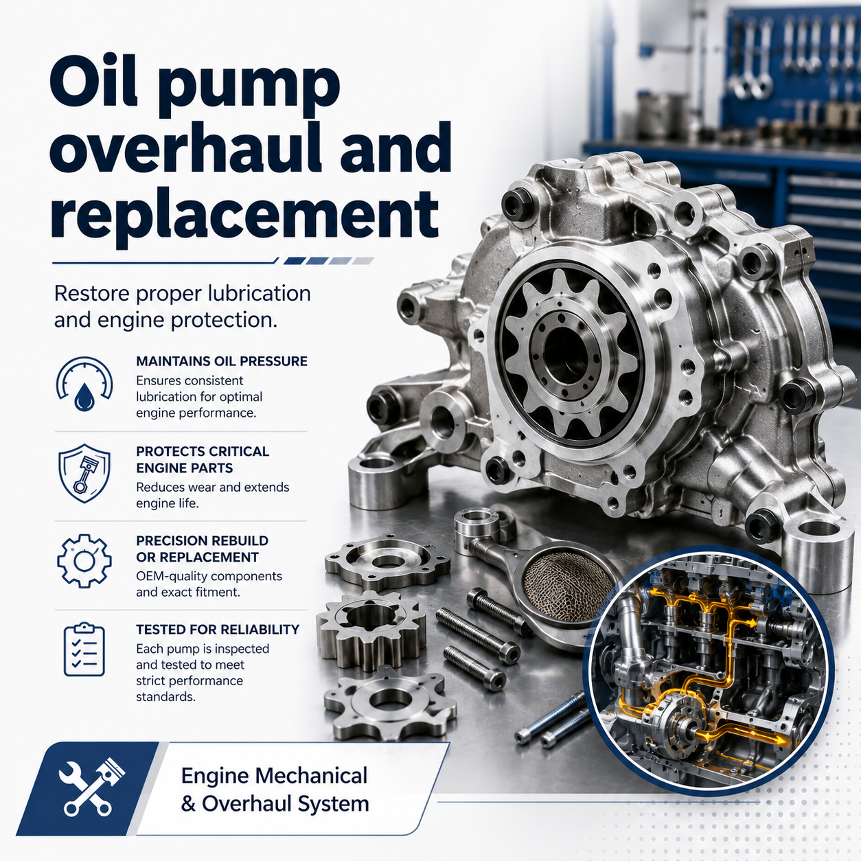 Oil Pump Overhaul And Replacement