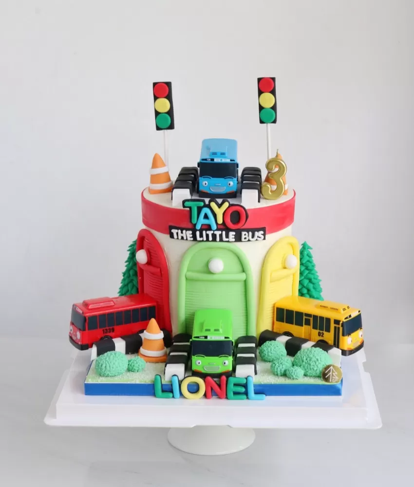 Tayo Bus Cake