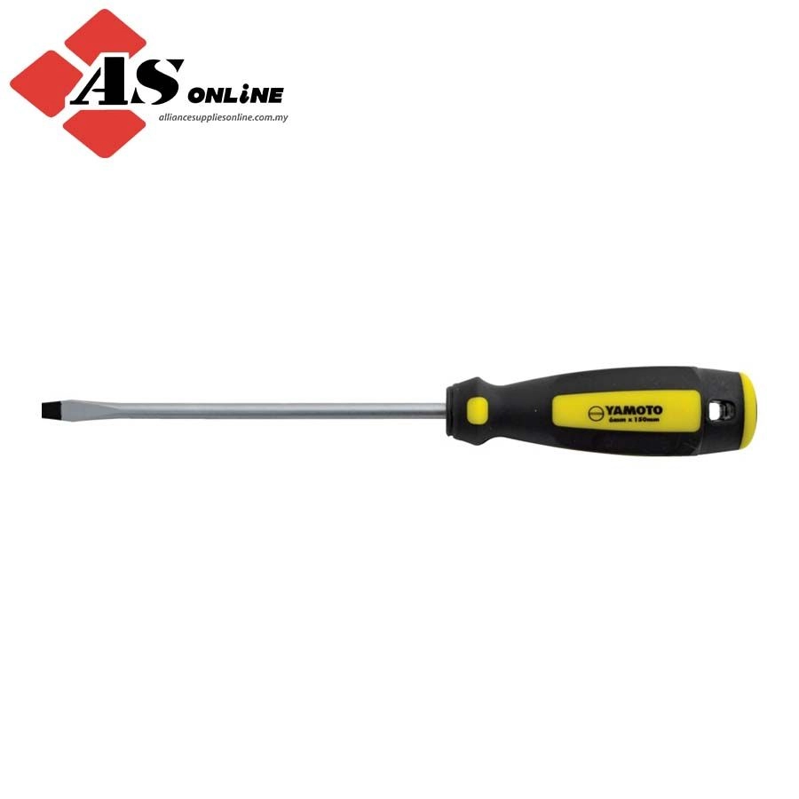 YAMOTO Standard Flat Head Screwdriver Slotted 6mm x 150mm / Model: YMT5722800K