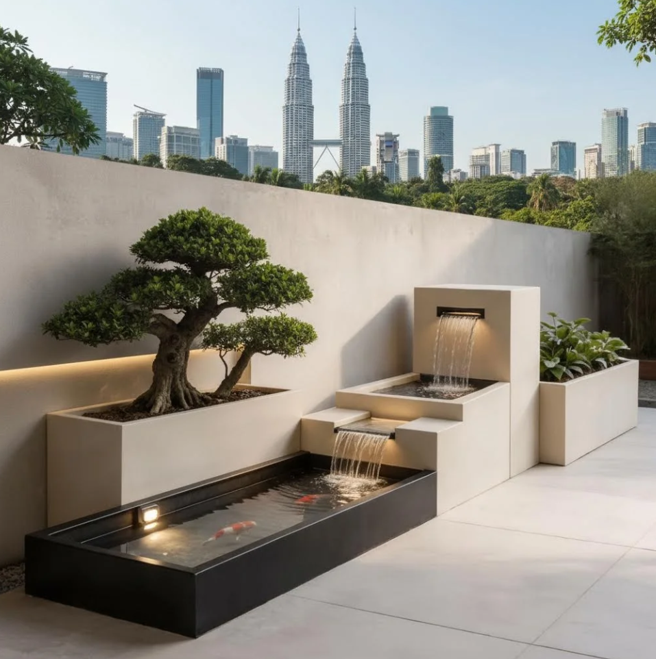The Best Landscape Custom Water Fountain Malaysia 马来西亚景观定制喷泉 Landskap Custom Air Pancut Malaysia