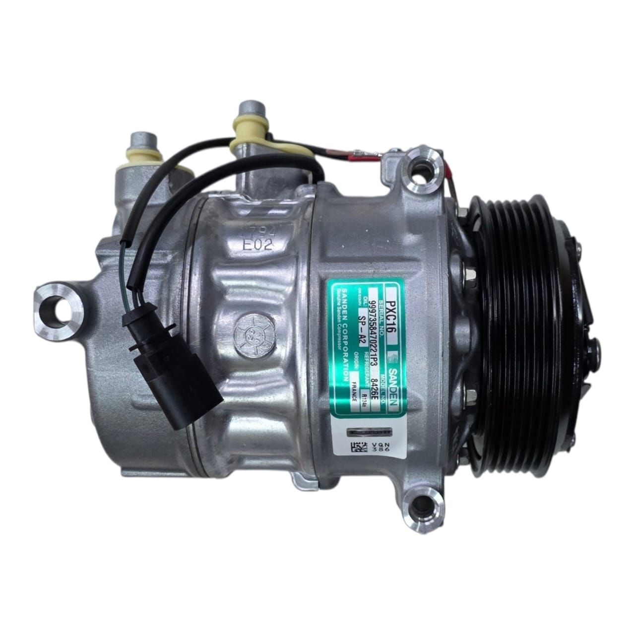 PORSCHE 911 991 CAYMAN 718 BOXSTER 718 (982) COMPRESSOR 9P1820803B 9P1820803C 9P1820803D 9P1820803E SANDEN 1794 8760 8895 BS015 PXC16-1794 @ 8426E