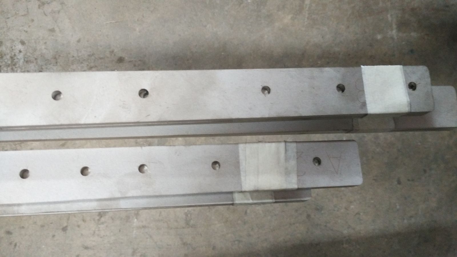Laser Cutting of Metal Bar with Holes