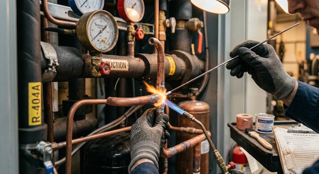 copper pipe silver brazing refrigeration
