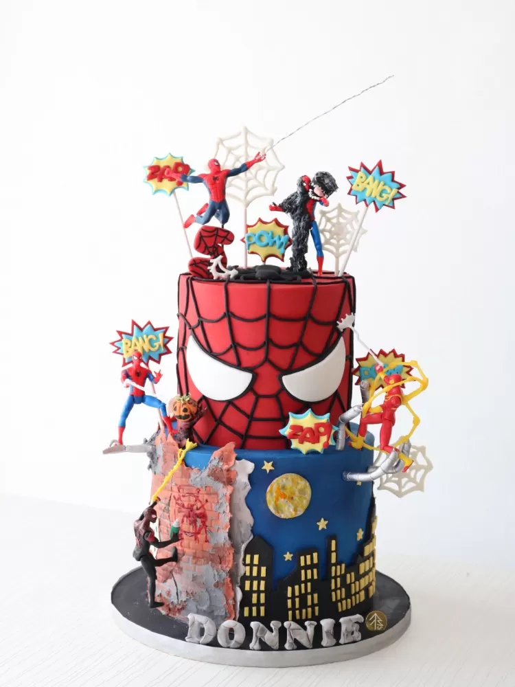 Spiderman Spiderverse Cake