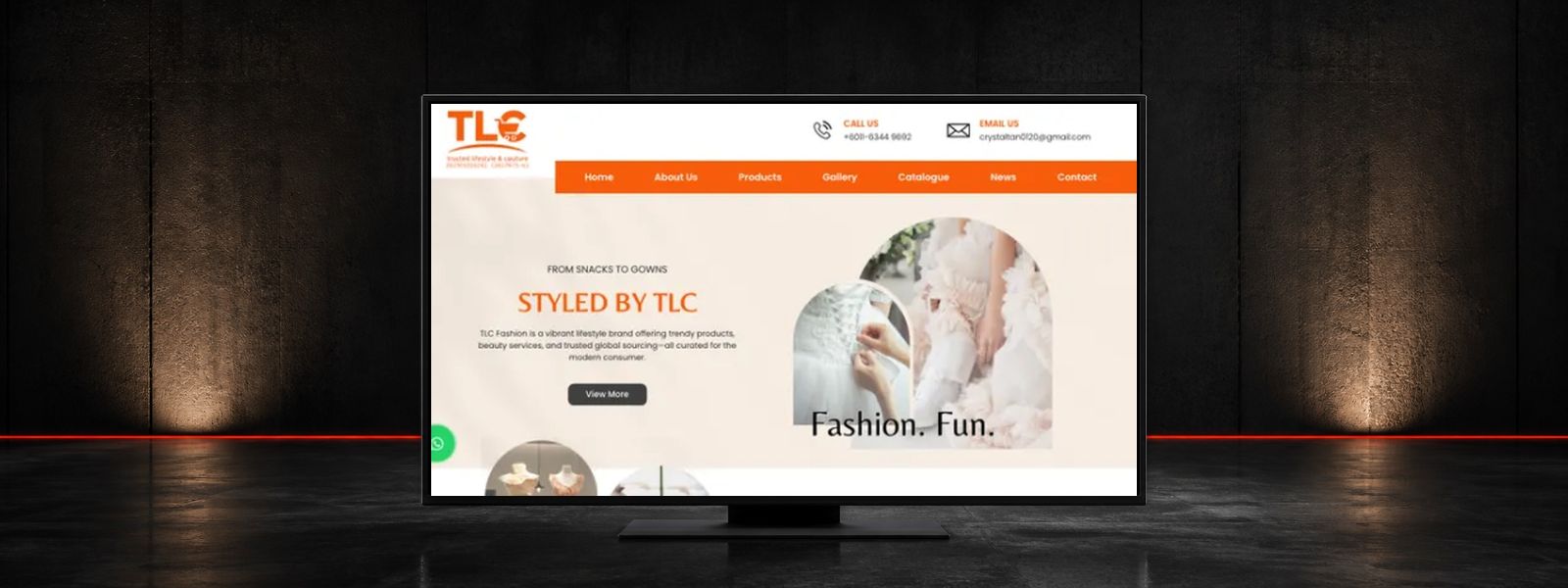 TLC Fashion & Lifestyle Website Case Study in Seri Kembangan, Selangor