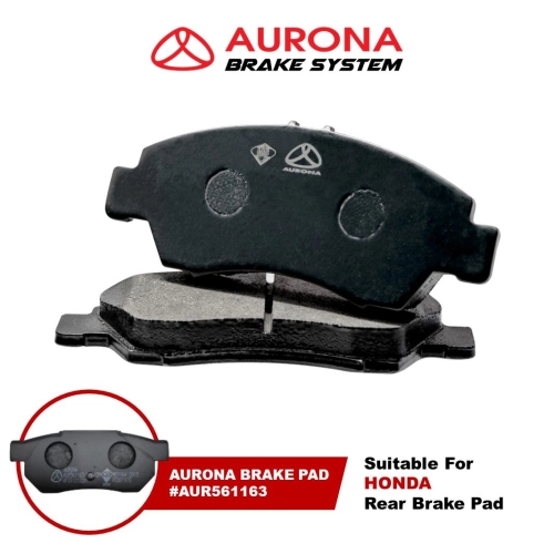 Aurona Brake Pad AUR561163 Rear Accord City Civic Integra Jazz Fit Prelude