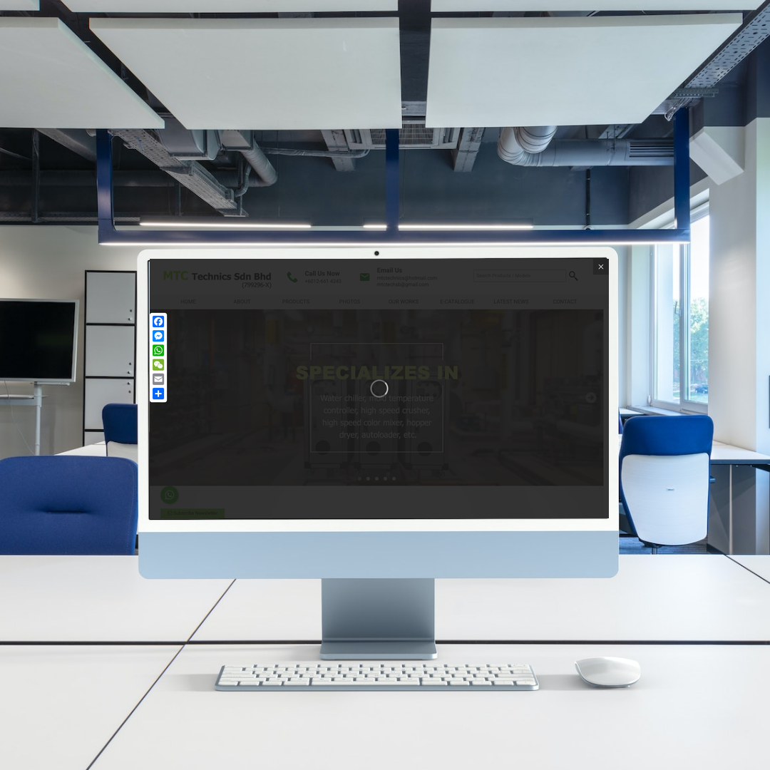 MTC Technics Sdn Bhd Website Design & SEO Case Study | Water Chiller Sales & Service in Kuala Lumpur