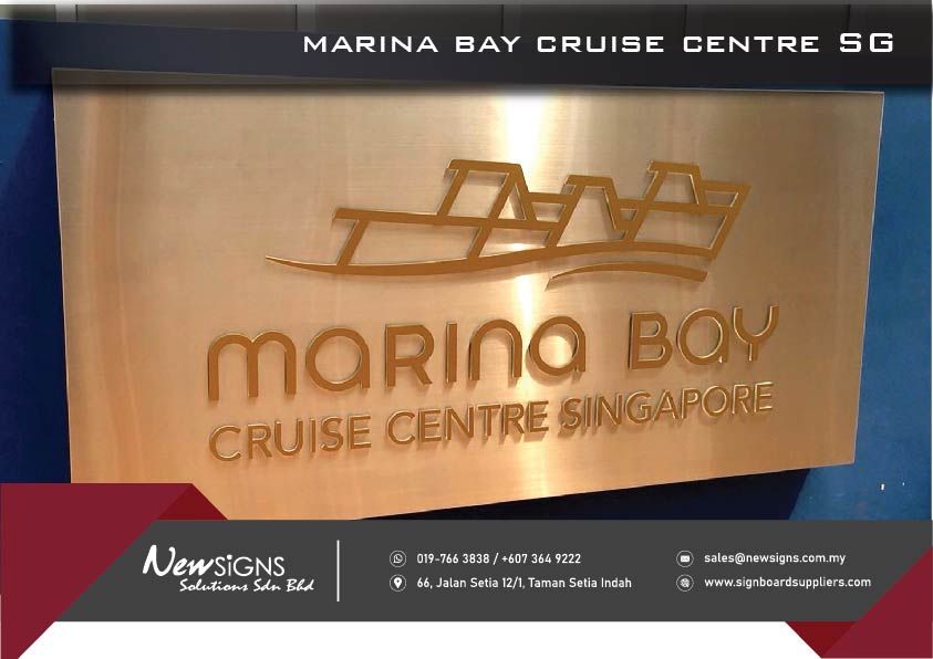 Stainless Steel Box-up + Lettering_Marina Bay