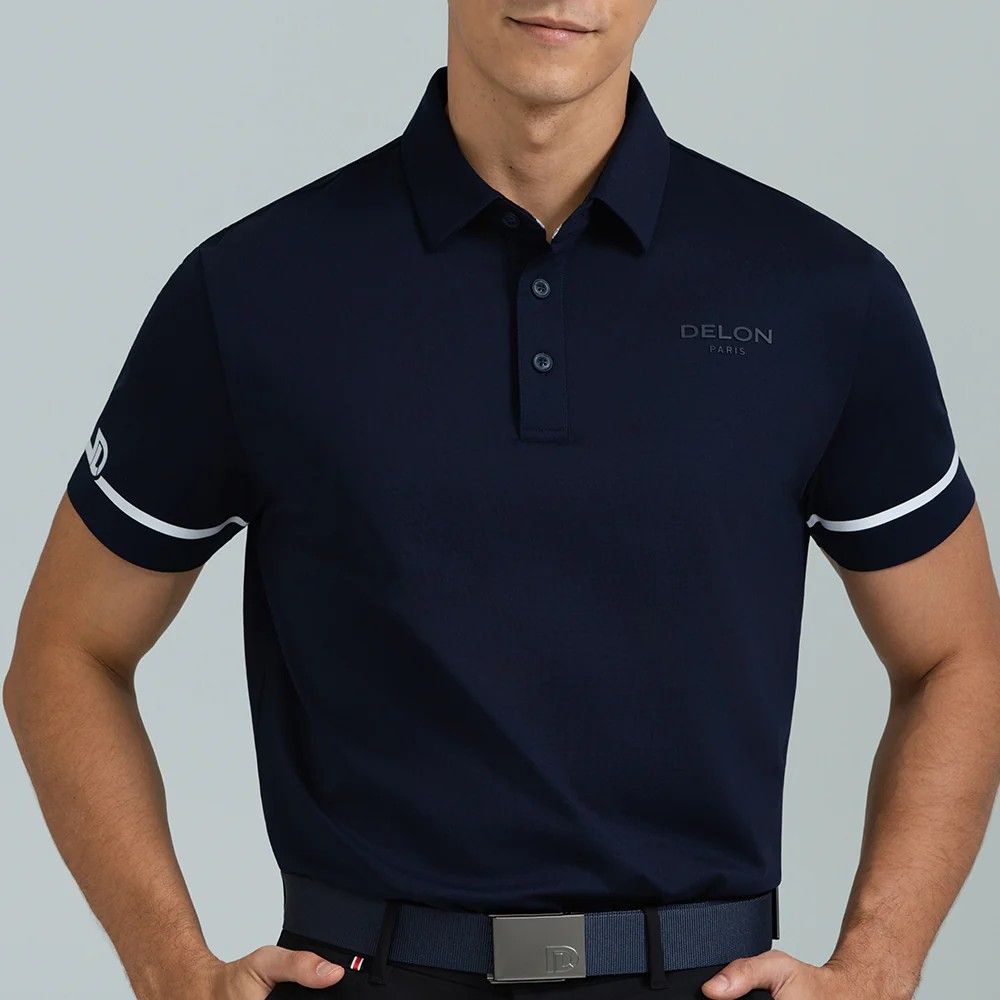 Delon - AeraFlex Performance Solid Line - Men Polo