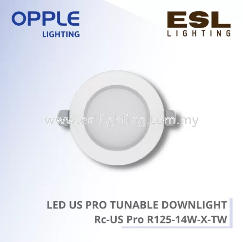 OPPLE DOWNLIGHT - LED US PRO TUNABLE DOWNLIGHT - Rc-US PRO R100-14W-X-TW