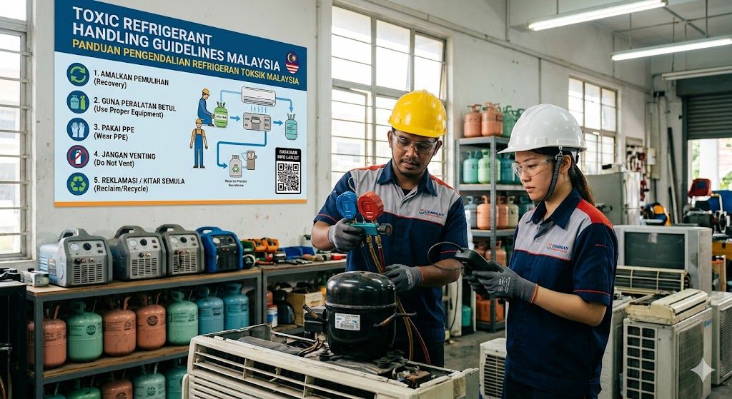 toxic refrigerant handling guidelines Malaysia