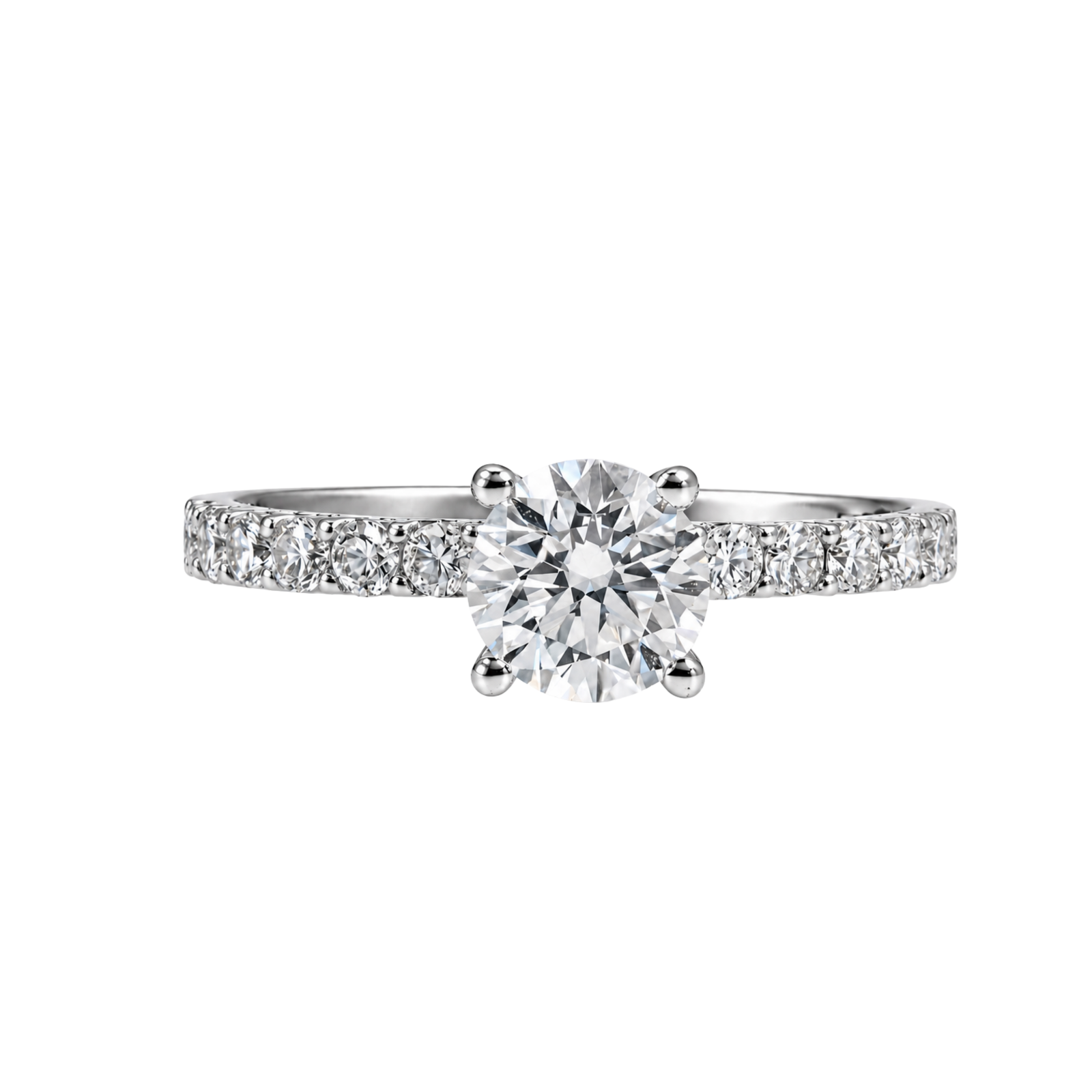 Roman & Co庐 Evaris Star Bloom Split Shank Engagement Ring