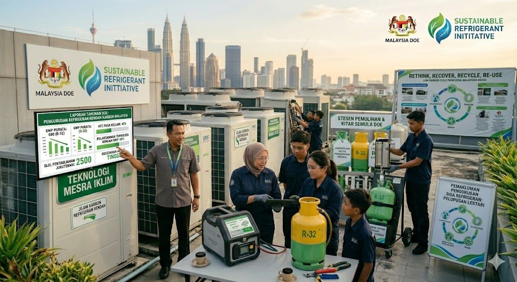 carbon reduction refrigerant management Malaysia