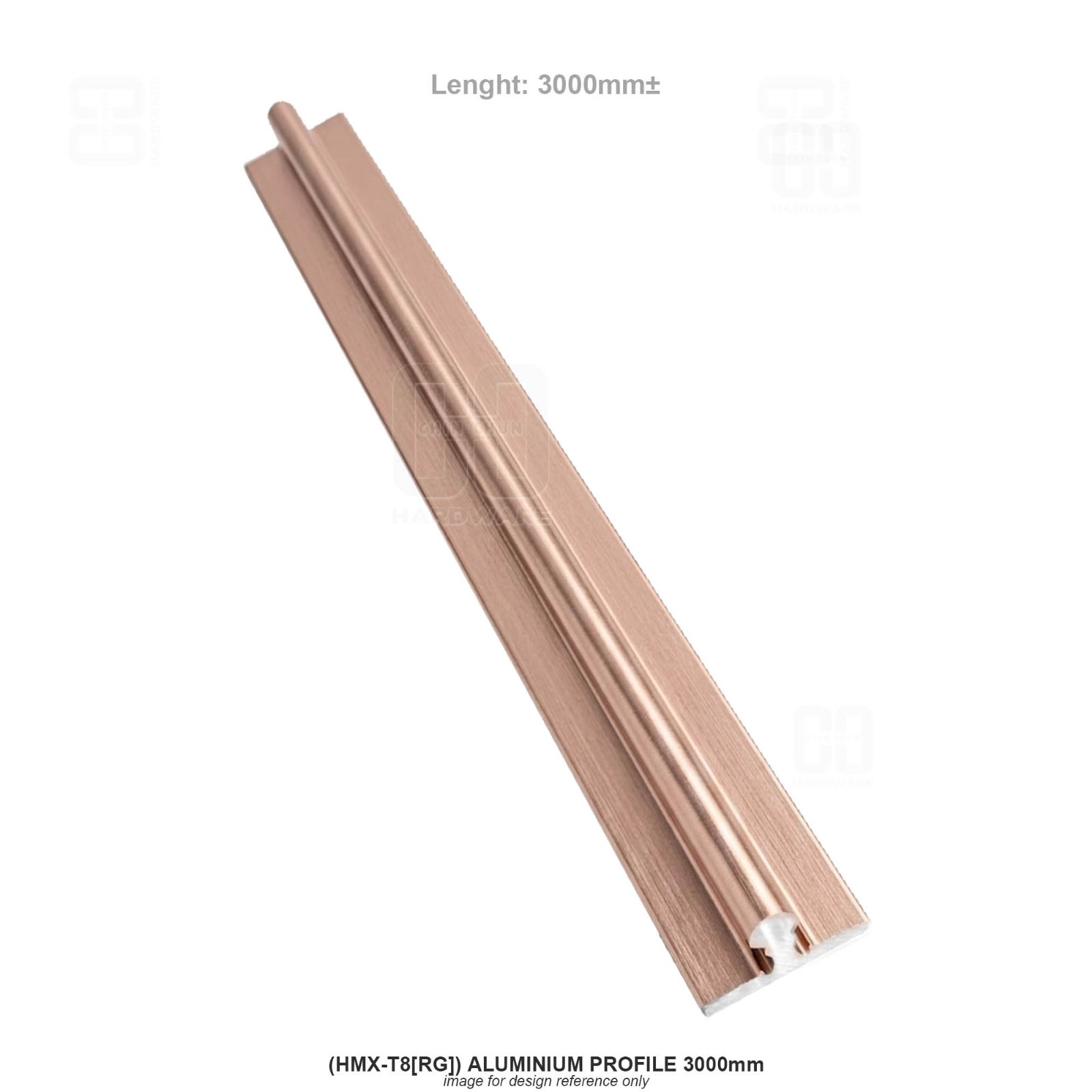 (HMX-T8[RG]) ALUMINIUM PROFILE 3000mm