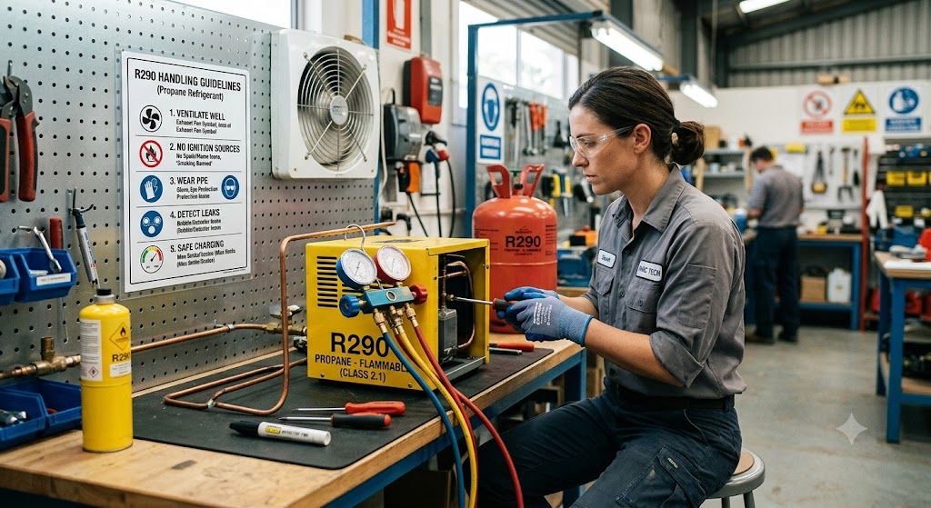 R290 SDS handling guidelines