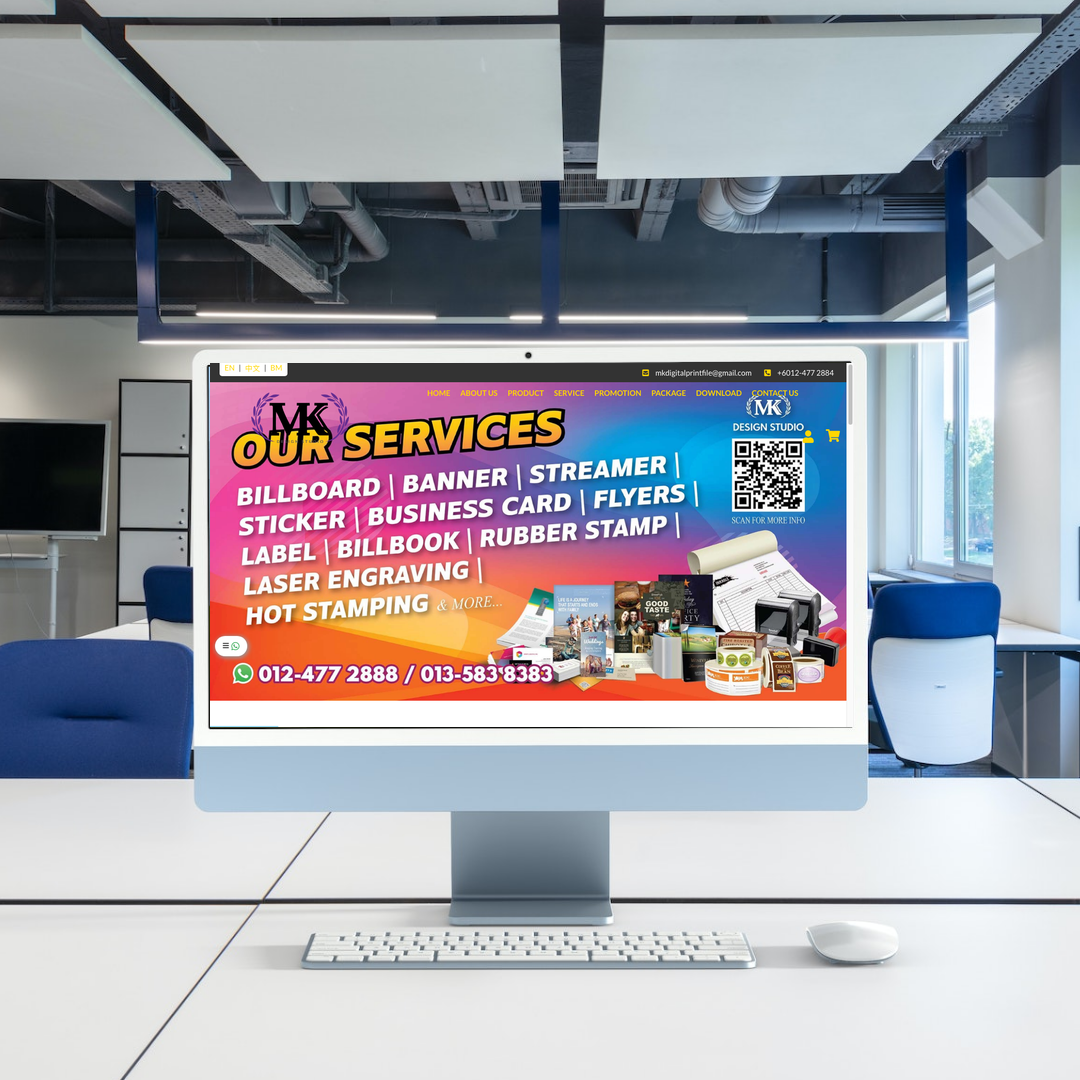 Kedah Printing & Signage 网站设计与SEO案例