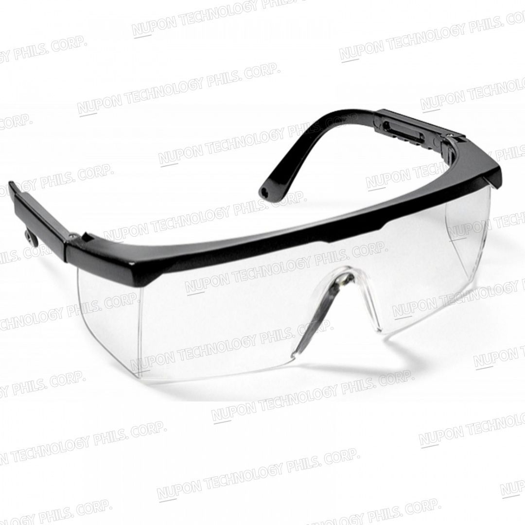 Series 46 Safety Eyewear / Black Frame/Hard Coated Clear Lens
