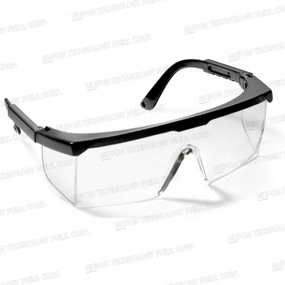 Series 46 Safety Eyewear / Black Frame/Hard Coated Clear Lens