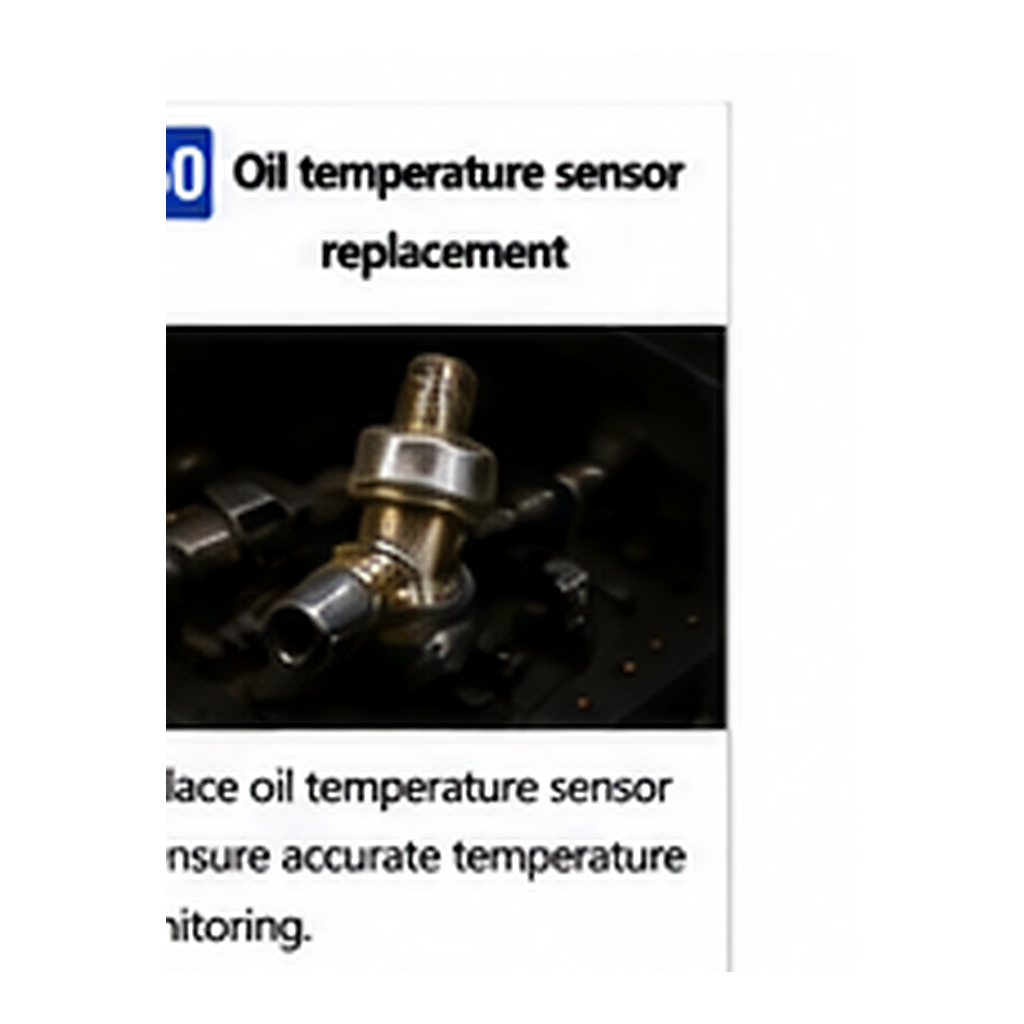 Oil Temperature Sensor Replacement