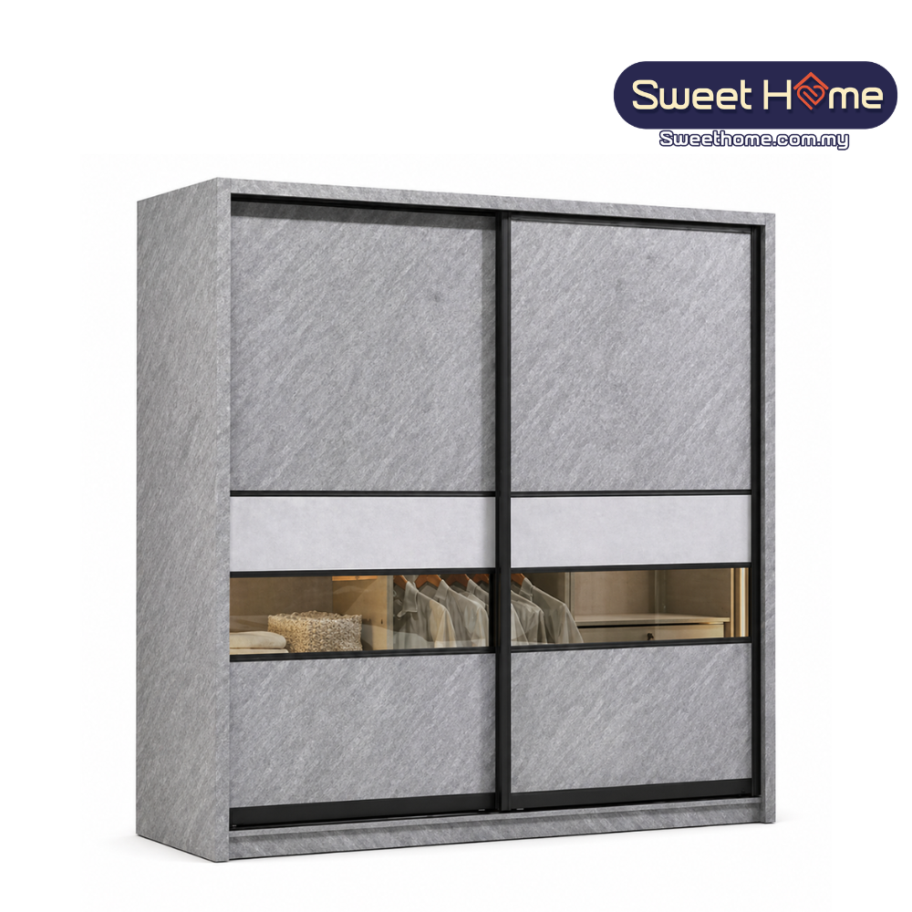 Sliding Door Wardrobe ( ZF Series - 2340 ) | Bedroom Wardrobe