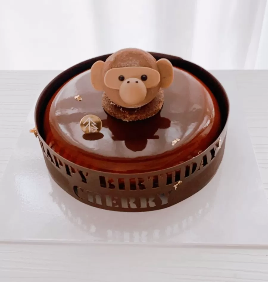Monkey Entremet Mousse Cake