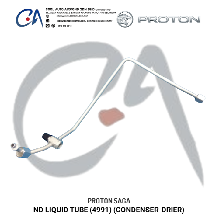PROTON SAGA ND LIQUID TUBE (4991) (CONDENSER-DRIER)