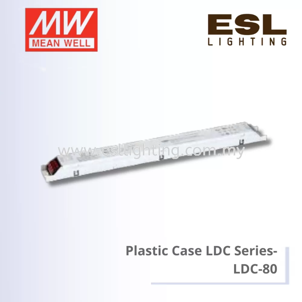 MEANWELL Plastic Case LDC Series - LDC-80