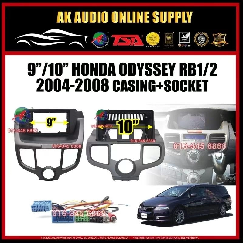 [ MTK 2+32GB ] TSA Honda Odyssey RB1/2 2004 - 2008 Android 9" / 10''  inch Car player Monitor