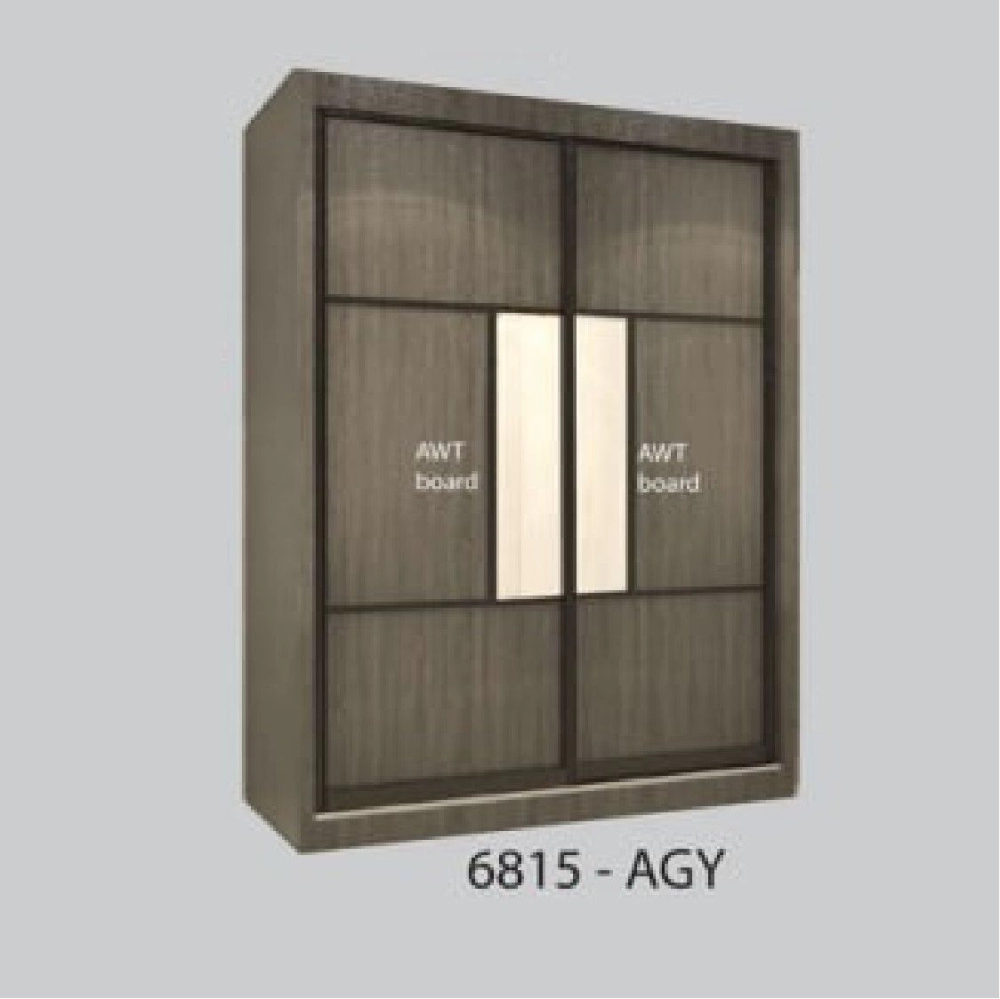 Wardrobe 6x8 - Ash Grey (6815)