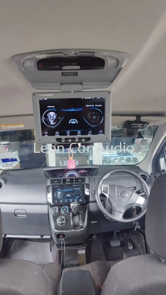 Perodua alza 9" fhd roof led monitor