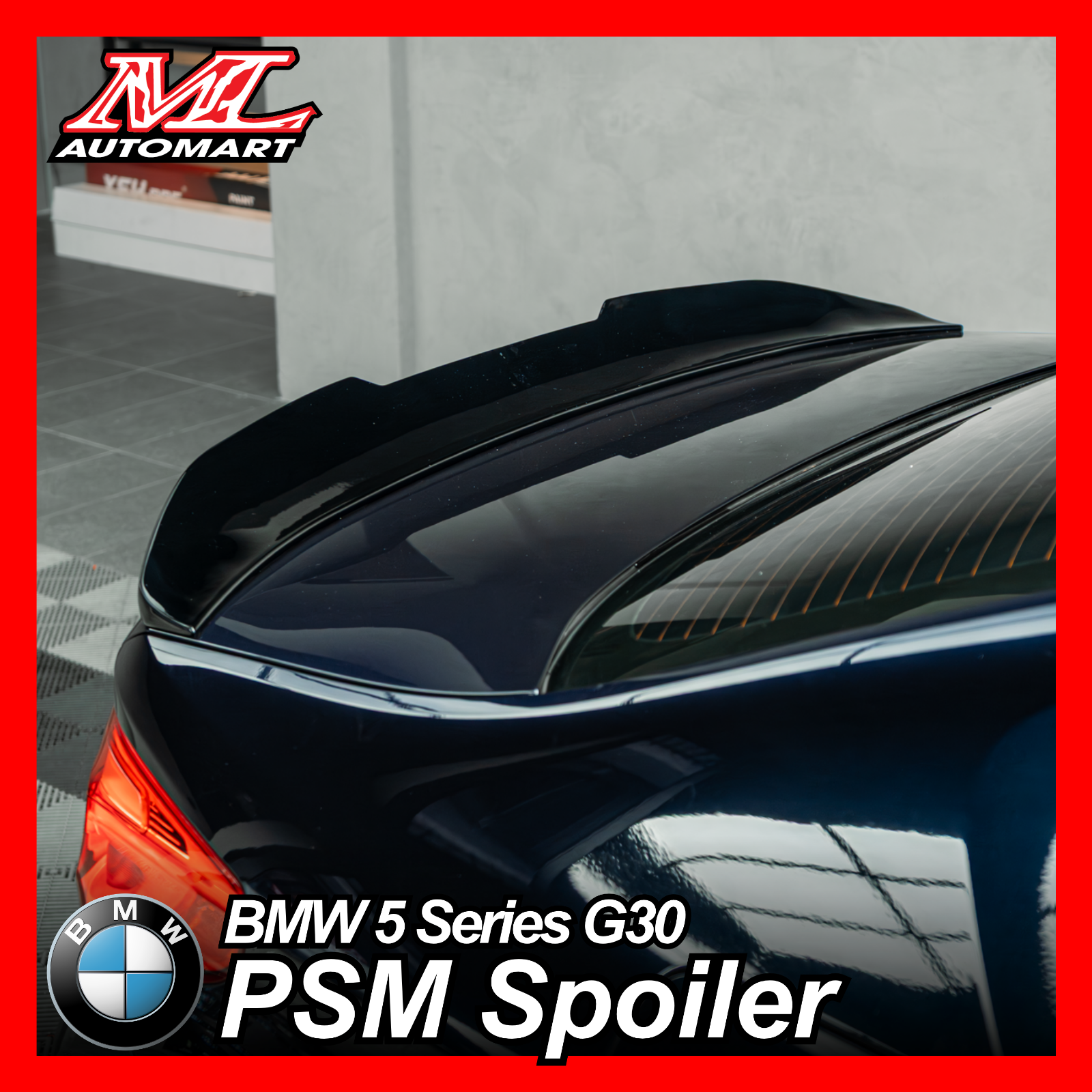 BMW 5 Series G30 PSM Spoiler