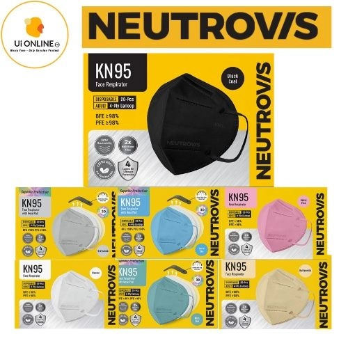 NEUTROVIS KN95 PREMIUM FACE RESPIRATOR-20's