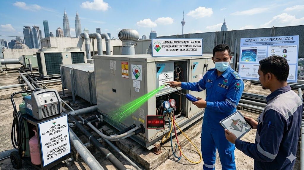 refrigerant leak detection DOE Malaysia