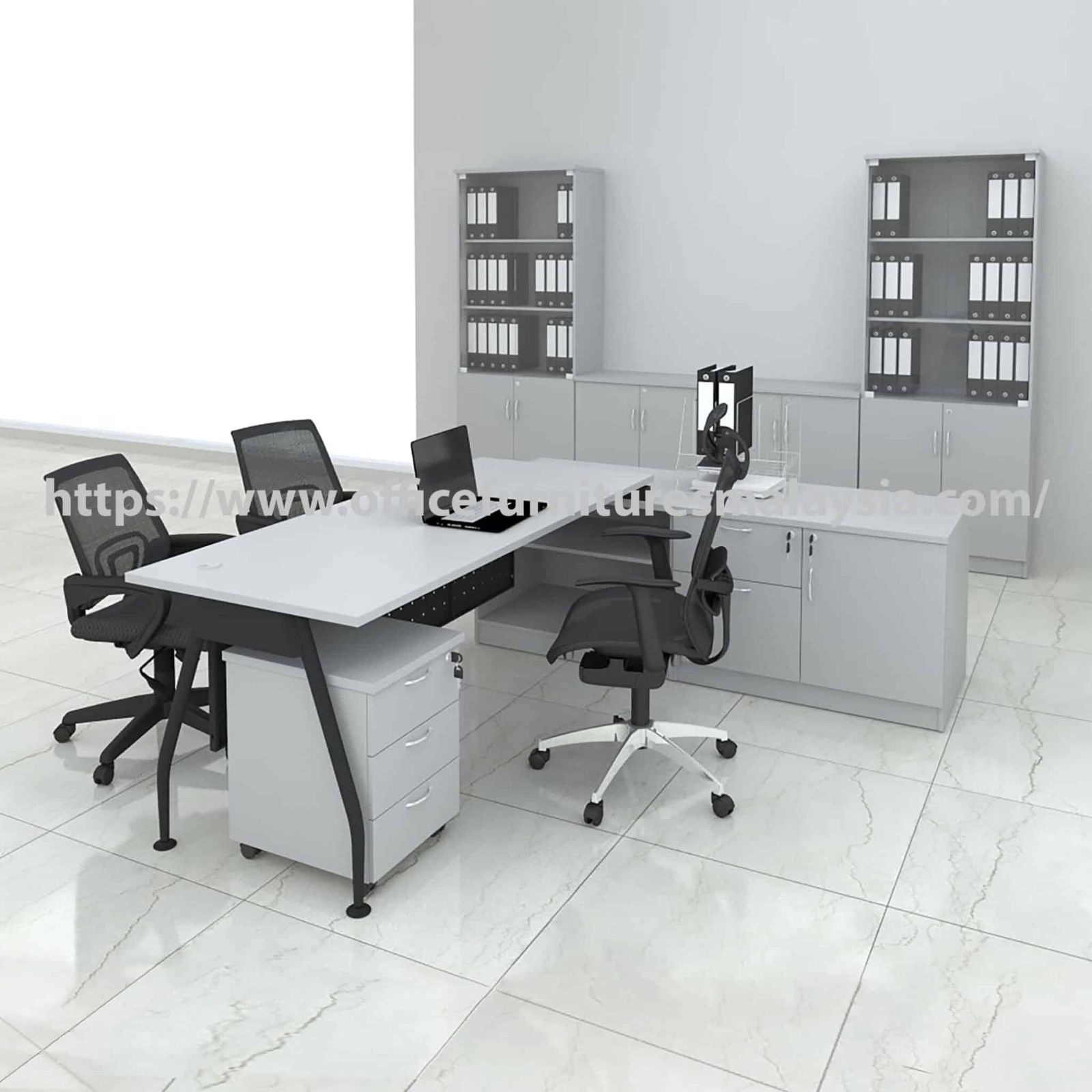 6.6ft Director CEO Table SET OFAM2075-5