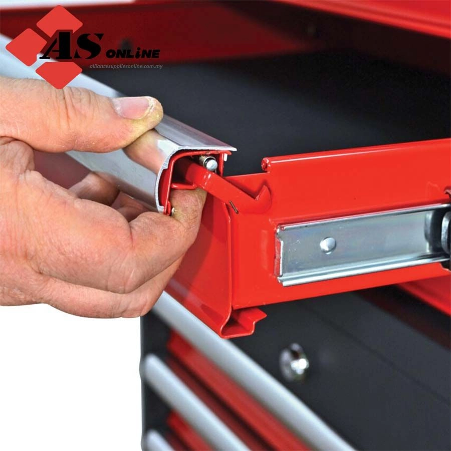KENNEDY Roller Cabinet, Ultimate, Red/Grey, Steel, 7-Drawers, 844 x 706 x 461mm, 550kg Capacity / Model: KEN5942340K