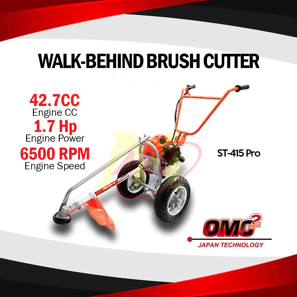 OMC ST-415 PRO Walk-Behind Brush Cutter