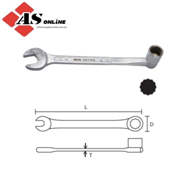 Combination Flex Socket Wrench 8mm / Model: TZ51070008