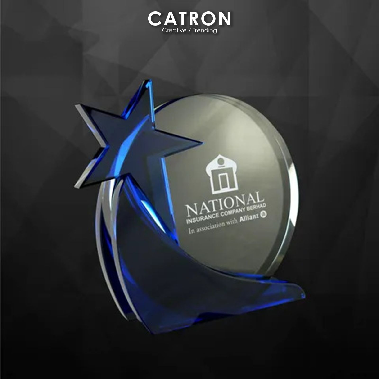 9054 - CRYSTAL TROPHY