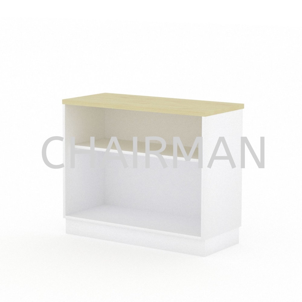 O975 Open Shelf Low Cabinet