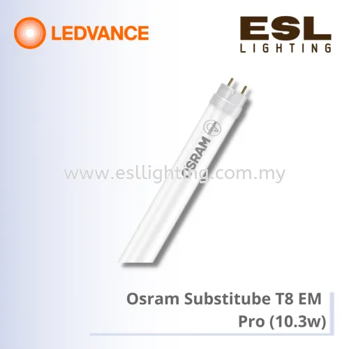 LEDVANCE SUBSTITUBE T8 EM 10.3W - 4058075612211 / 4058075612198