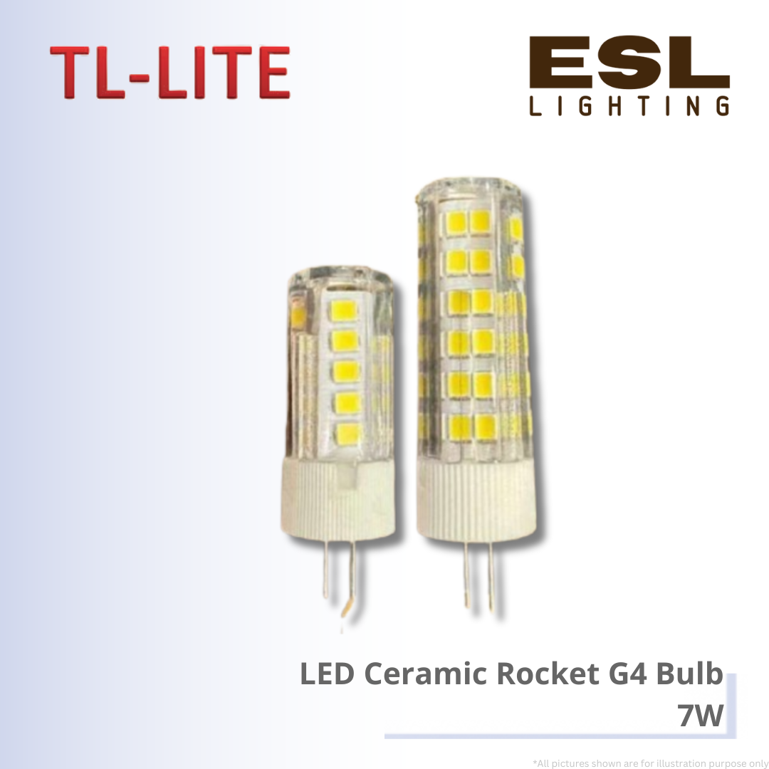TL-LITE LED Ceramic Rocket G4 Bulb - 7W
