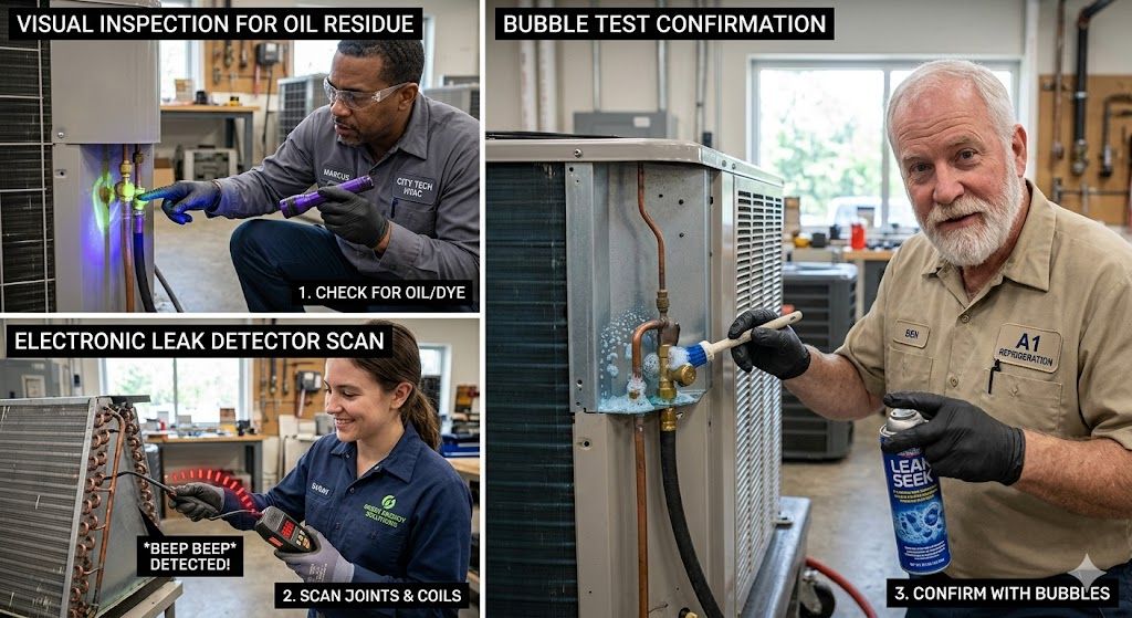 refrigerant leak detection procedures DOE