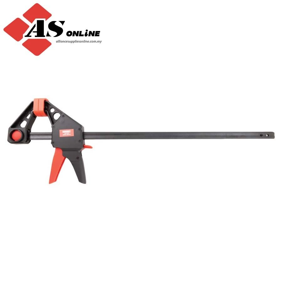 KENNEDY 18.5in./475mm Quick Clamp, Nylon Jaw, 180kg Clamping Force, Pistol Grip Handle / Model: KEN5393390K