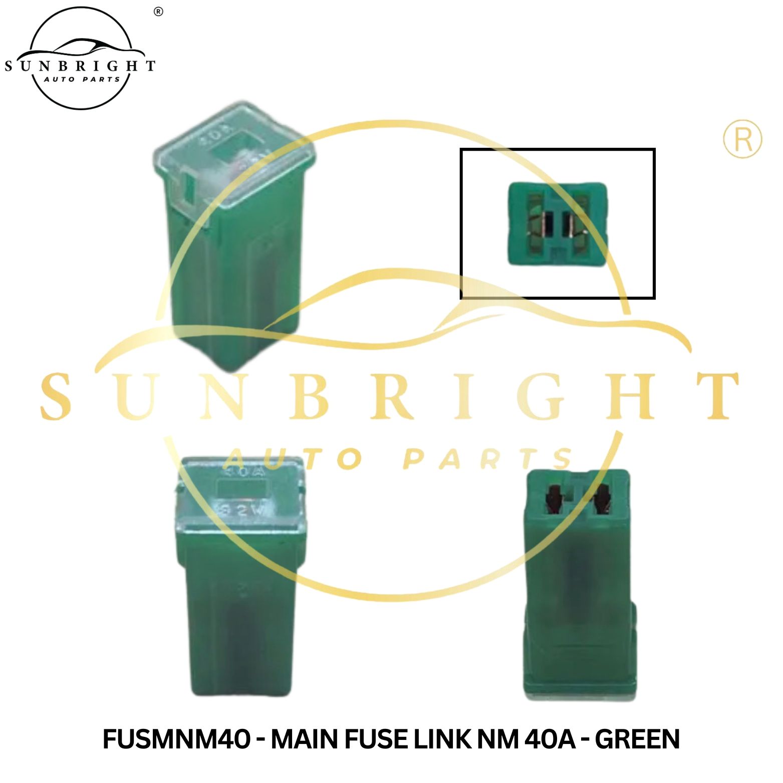 FUSMNM40 - MAIN FUSE LINK NM 40A - GREEN