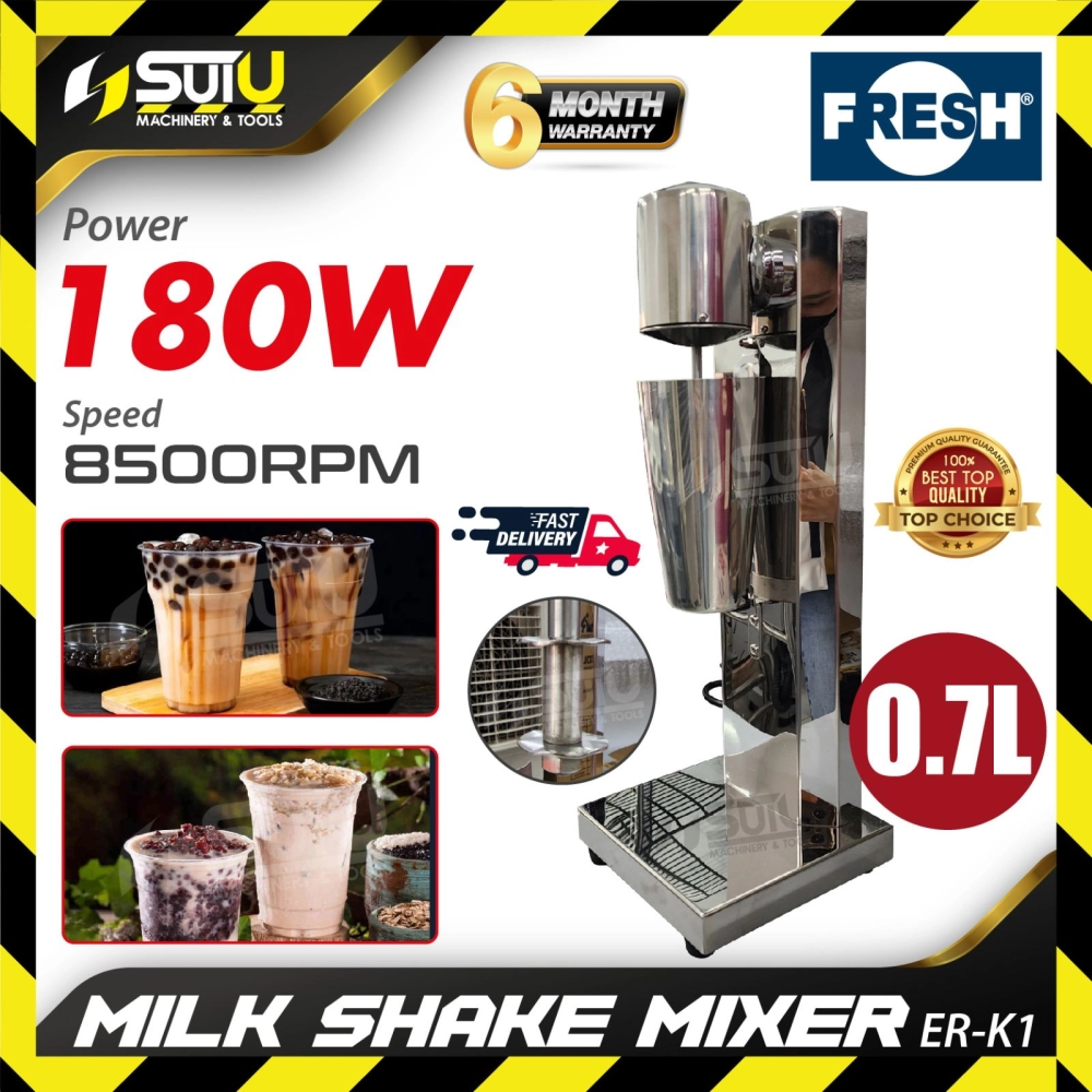 FRESH ER-K1 / ERK1 0.7L Milk Shaker Mixer / Pengadun Milk Shaker 180W 8500RPM