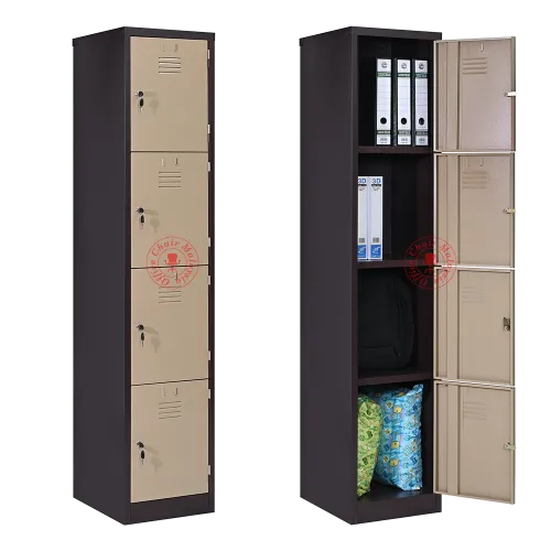 4 Compartment Steel Locker | Metal Locker | Locker Besi | Loker