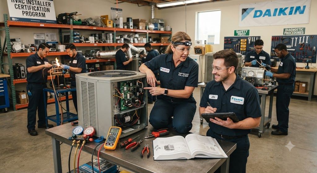 HVAC installer certification program