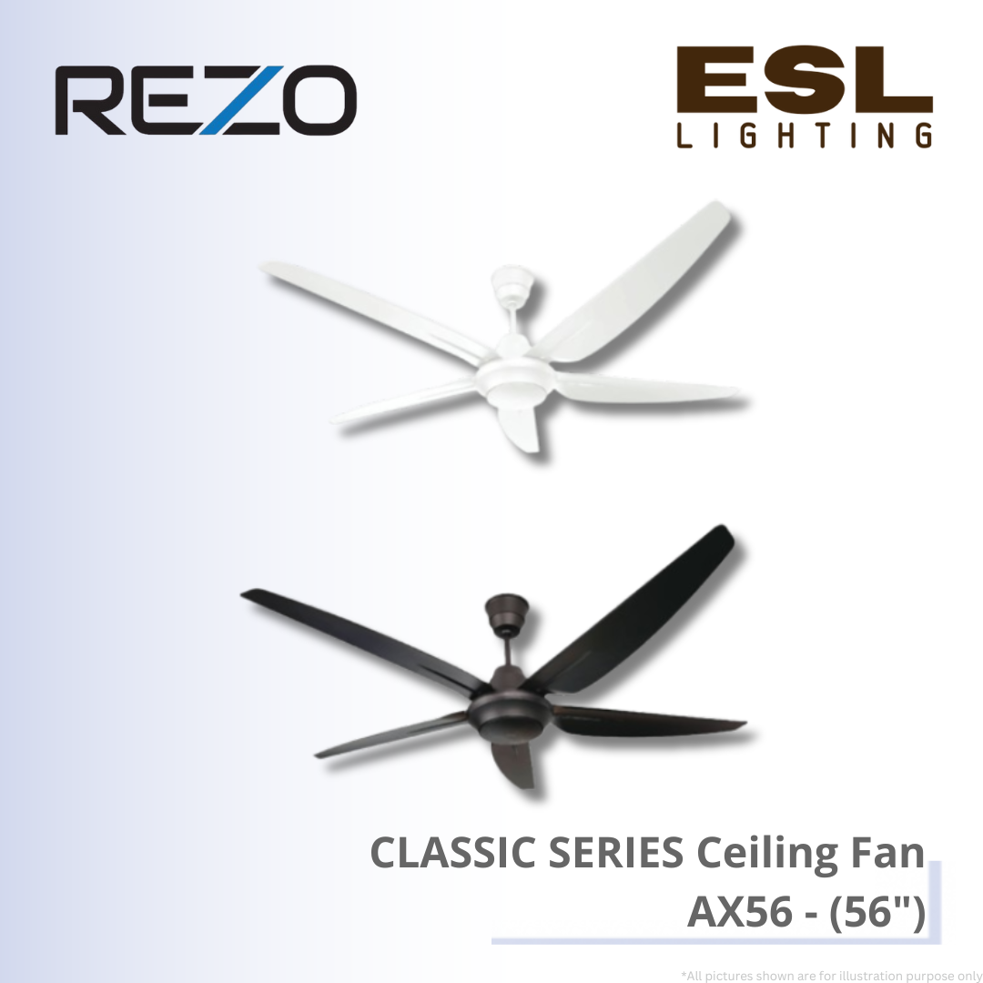 REZO CLASSIC SERIES Ceiling Fan AX56 - 56"